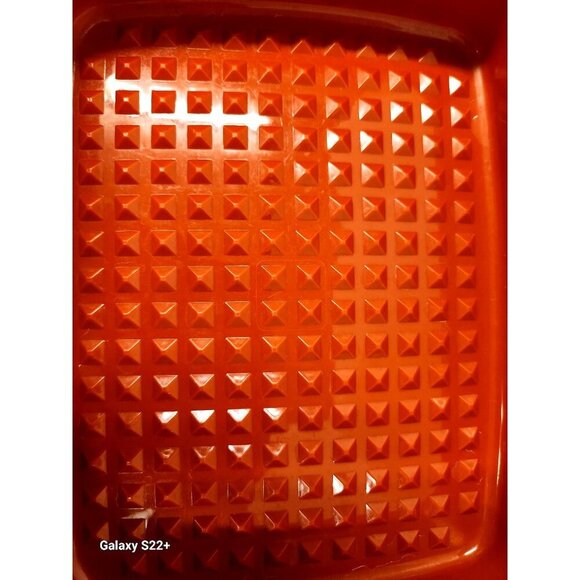 Vintage Tupperware Paprika Red Meat Marinade Storage Container With lid # 1518-3 - Picture 3 of 8